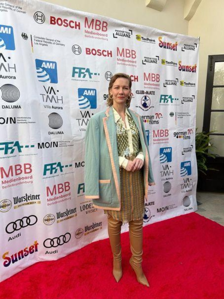 Nominiert für einen Oscar: Sandra Hüller auf dem red carpet